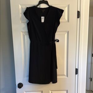 Banana Republic Navy Blue Wrap Mini Dress